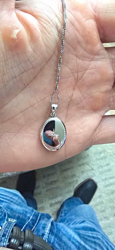925 sterling silver oval photo - sterling,