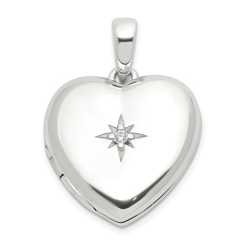 Sterling silver coated cubic - sterling,